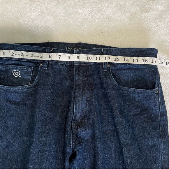 Rocawear Blue Relaxed Jeans Classic Fit. #022 - Picture 4 of 7